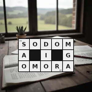 Hasło krzyżówkowe konflikt sytuacja konfliktowa - sodoma i gomora – rozwiązanie, synonimy, podpowiedzi i definicje krzyżówkowe